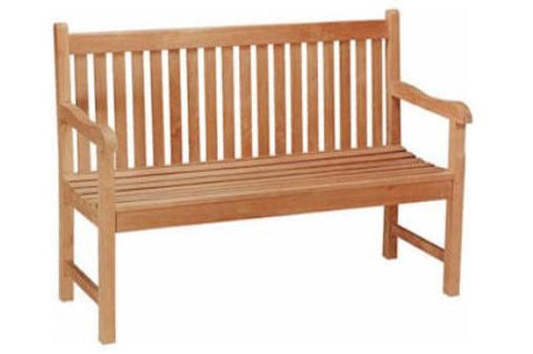BH004S Straight Back 2 Seat Bench