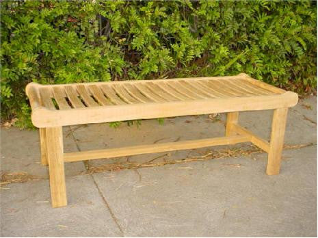 BH748B 48-Inch Cambridge Backless Bench
