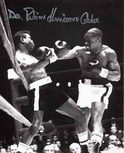 Hurricane Carter Signed 8X10 Photo - Vs. Emile Griffith