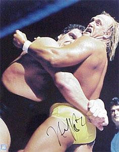 Hulk Hogan Signed 16X20 Photo - Vs Andre The Giant