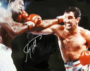 Larry Holmes Signed 16X20 Photo - Vs Cooney