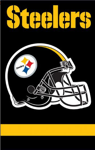 AFST Steelers 44x28 Applique Banner