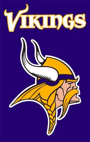 AFVI Vikings 44x28 Applique Banner