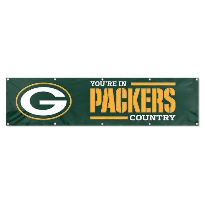 BGB Packers Giant 8-Foot X 2-Foot Nylon Banner