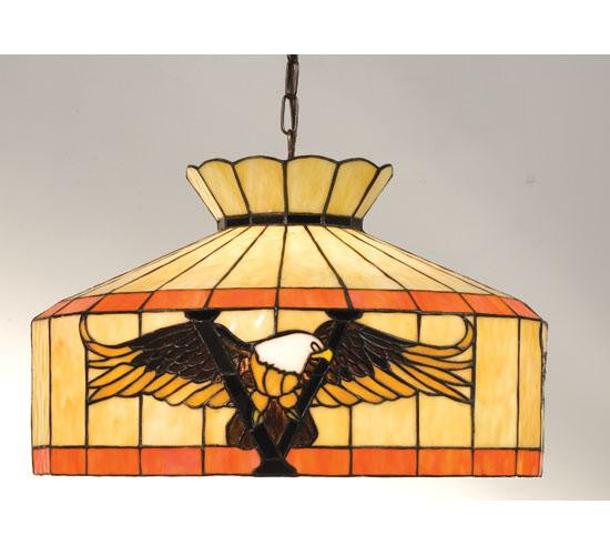 20 Inch W Victory Eagle Swag Pendant Ceiling Fixture