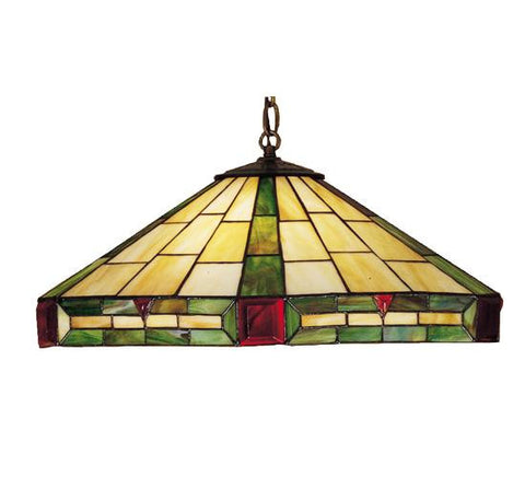 22.5 Inch W Wilkenson Ruby Jeweled Pendant Ceiling Fixture