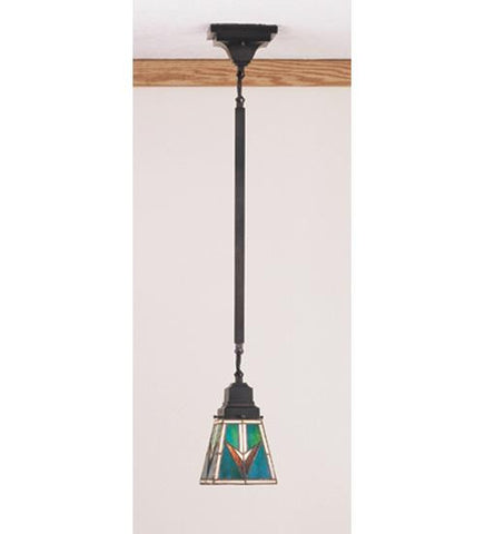 5 Inch Sq Comanche Mission Mini Pendant Ceiling Fixture