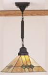 13 Inch Sq Martini Mission Pendant Ceiling Fixture