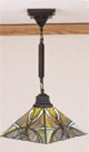 13 Inch Sq Glasgow Bungalow Pendant Ceiling Fixture