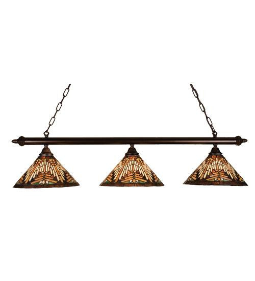 47 Inch L Navajo 3 Lt Island Ceiling Fixture