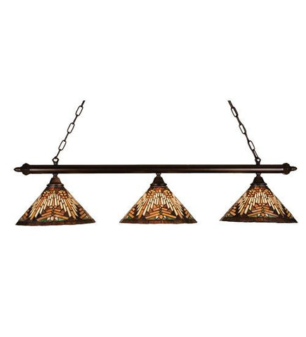 47 Inch L Navajo 3 Lt Island Ceiling Fixture