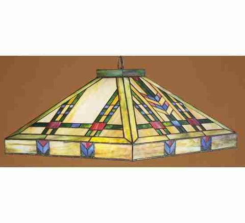 17 Inch Sq Prairie Wheat Pendant Ceiling Fixture