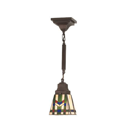 5 Inch Sq Prairie Wheat Mini Pendant Ceiling Fixture