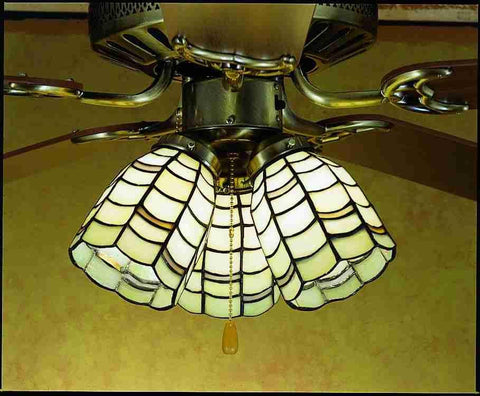 4 Inch W Sea Scallop Shade Ceiling Fixture