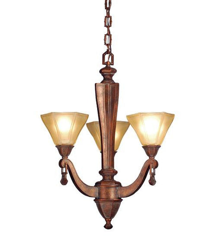 20 Inch W Oakland 3 Light Chandelier Ceiling Fixture