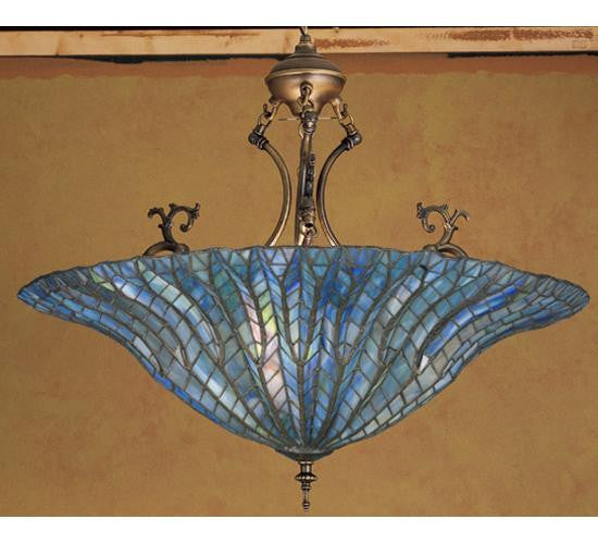 24 Inch W Lotus Leaf Inverted Pendant Ceiling Fixture