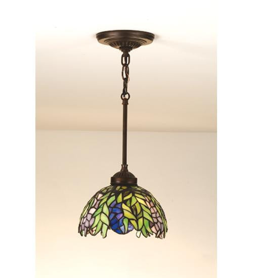 8 Inch W Honey Locust Mini Pendant Ceiling Fixture