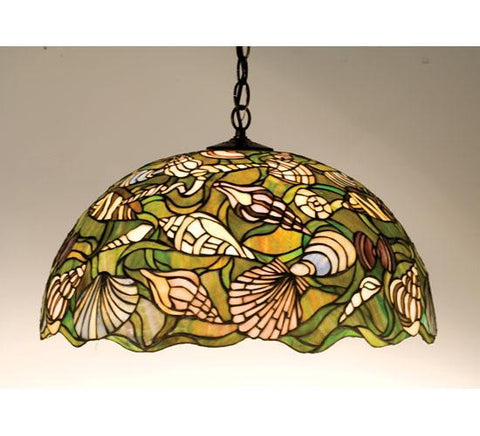 20 Inch W Seashell Pendant Ceiling Fixture