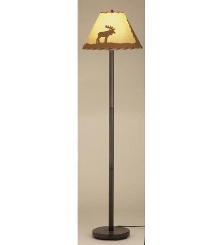 60 Inch H Moose Painted Floor Lamp Floor Lamps