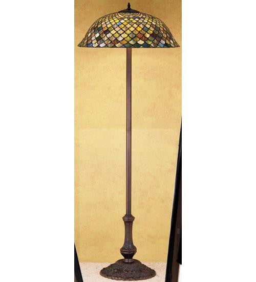 63 Inch H Tiffany Fishscale Floor Lamp Floor Lamps