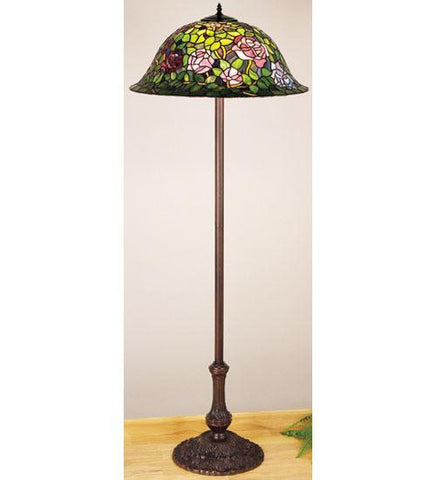 63 Inch H Tiffany Rosebush Floor Lamp Floor Lamps