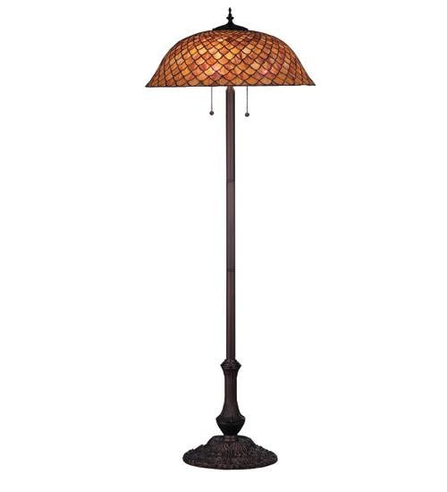 64 Inch H Tiffany Fishscale Floor Lamp Floor Lamps