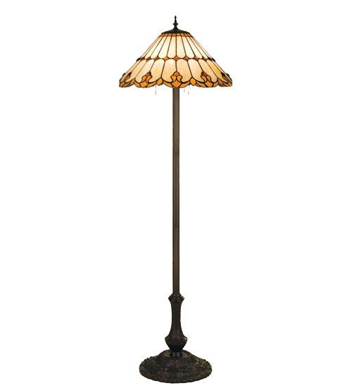 63 Inch H Nouveau Cone Floor Lamp Floor Lamps