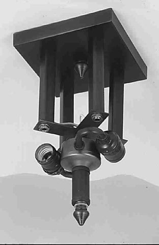 12 Inch Mission Flushmount Lamp Bases And Fixture Hardware