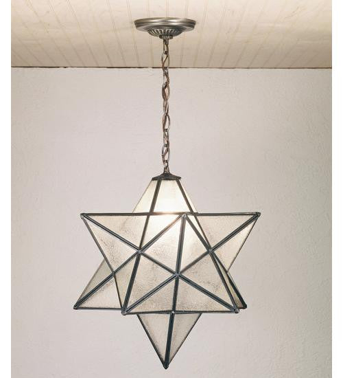 18 Inch W Moravian Star Pendant Ceiling Fixture