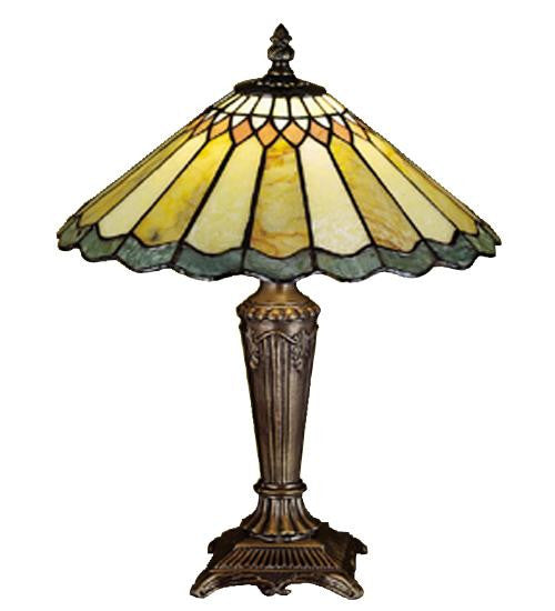 15.5 Inch H Jadestone Carousel Accent Lamp Table Lamps