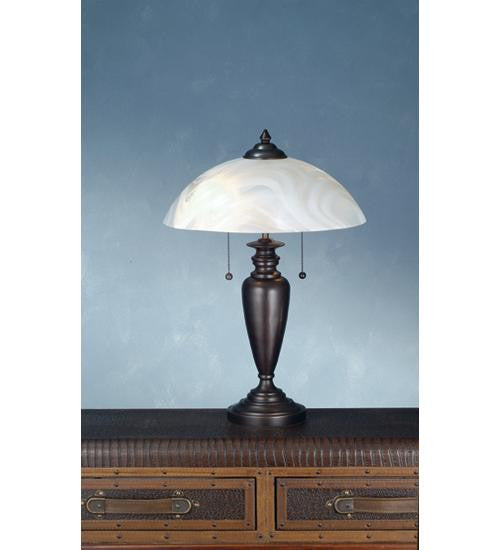 21.5 Inch H Blanco-Craftsman Table Lamp Ceiling Fixture