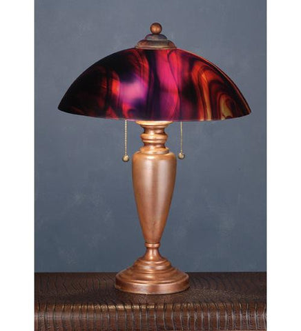 21.5 Inch H Cabernet-Vintage Copper Table Lamp Table Lamps