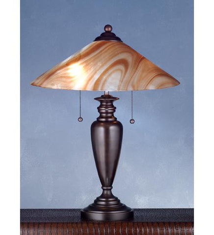 18 Inch 1-8 Inch Glass Cone 1 5-8 Inch Hole-21.5 Inch H Spun Van Erp-2lt Inch S Inch Table Lamps