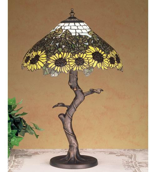 23.5 Inch H Wild Sunflower Table Lamp Table Lamps