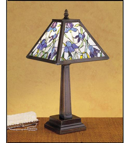 19 Inch H Mosaic Iris Accent Lamp Table Lamps