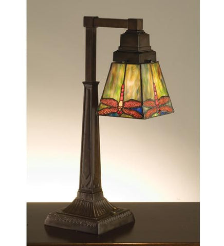 19.5 Inch H Prairie Dragonfly 1 Lt Desk Lamp Table Lamps