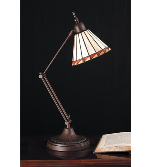 23 Inch H Prairie Mission Adjustable Desk Lamp Table Lamps