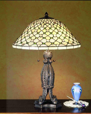 22 Inch H Diamond & Jewel Table Lamp Table Lamps