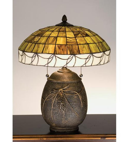 19.5 Inch H Pine Needle Table Lamp Table Lamps