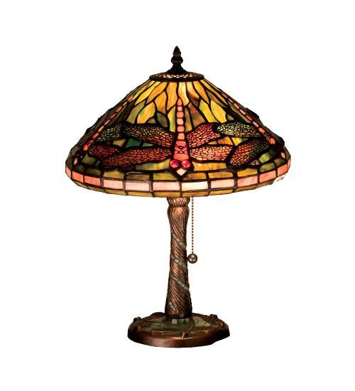 16 Inch H Dragonfly Cone Accent Lamp Table Lamps