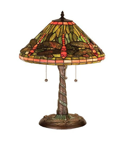 21 Inch H Dragonfly Cone Table Lamp Table Lamps