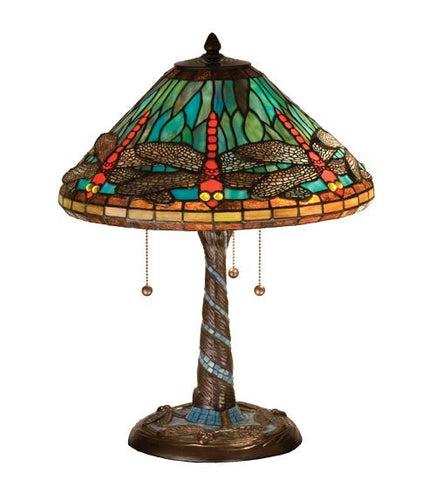 21 Inch H Dragonfly Cone Table Lamp Table Lamps