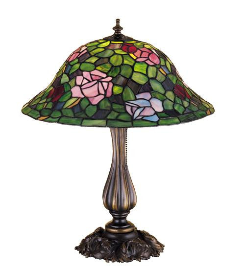 20 Inch H Tiffany Rosebush Table Lamp Table Lamps