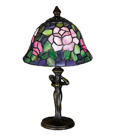 12 Inch H Tiffany Rosebush Mini Lamp Table Lamps