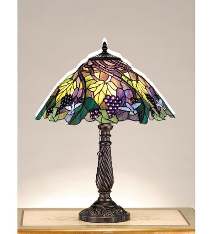 22 Inch H Spiral Grape Table Lamp Table Lamps