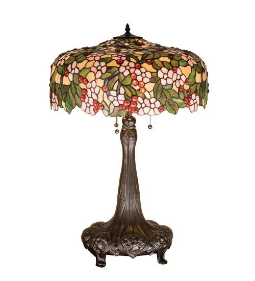 31 Inch H Tiffany Cherry Blossom Table Lamp Table Lamps