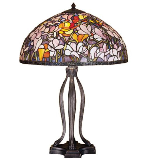 30 Inch H Tiffany Magnolia Table Lamp Table Lamps