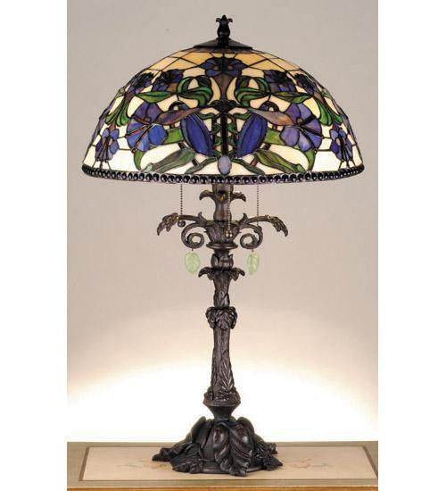 29 Inch H Nouveau Lily Table Lamp Table Lamps