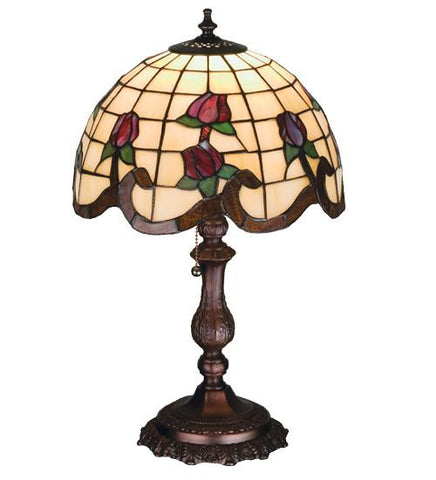 20 Inch H Roseborder Accent Lamp Table Lamps