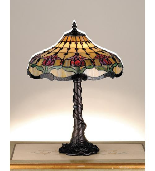 19.5 Inch H Colonial Tulip Table Lamp Table Lamps